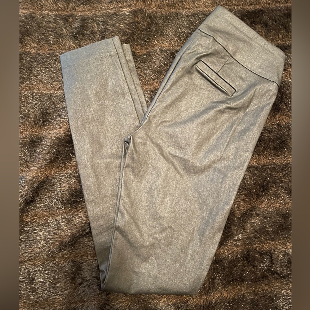 Coated ankle trouser